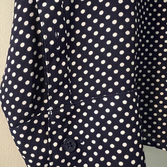 Express Blue Polka dot blouse - Picture 4 of 6